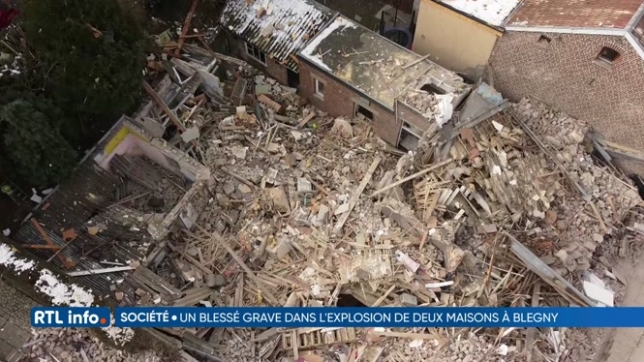 Blégny: une forte explosion souffle deux maisons faisant un blessé grave