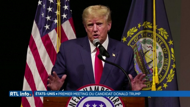 Etats-Unis: premiers meetings de campagne pour Donald Trump