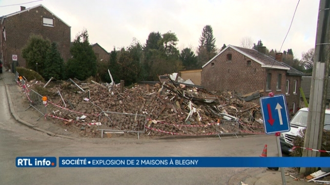 Explosion de deux maisons à Blégny: les dégâts estimés à un million d