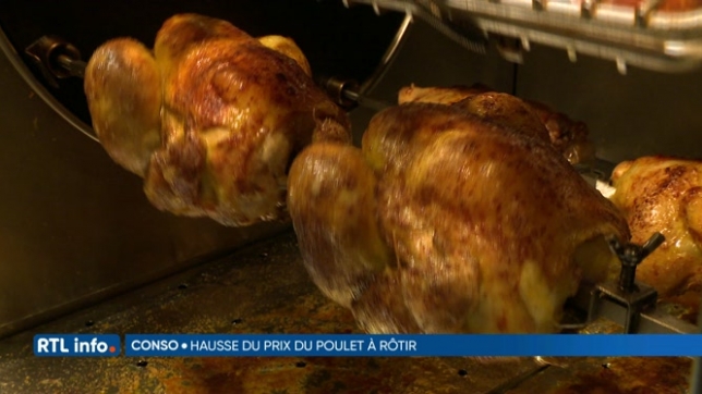 Le prix du poulet rôti a explosé ces derniers mois