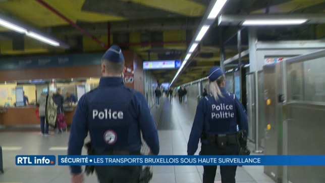 Attentats de Bruxelles: la sécurité a été fortement accrue dans le métro