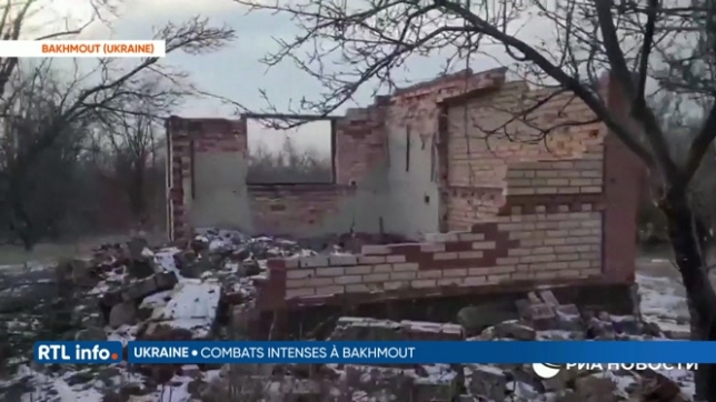 Les Ukrainiens en difficulté à Bakhmout