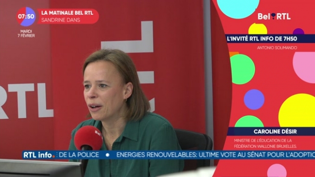 Caroline Désir - L’invitée RTL Info de 7h50