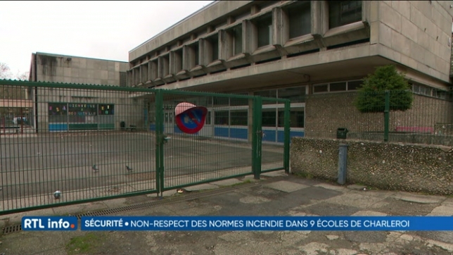 Charleroi : 9 écoles dans le viseur des pompiers