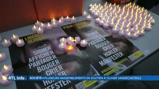 Des veillées organisées aux quatre coins de la Belgique pour Olivier Vandecasteele