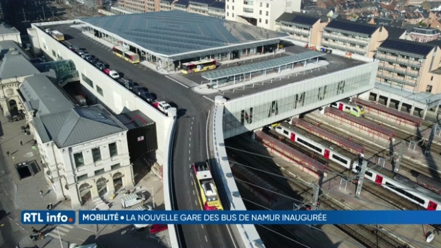 Inauguration de la nouvelle gare des bus de Namur