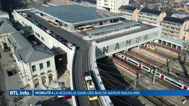 Inauguration de la nouvelle gare des bus de Namur