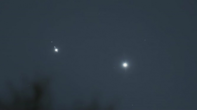 Quand les astres se rejoignent: Jupiter et Vénus étaient visibles côte à côte dans notre ciel hier soir