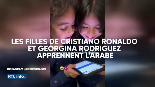 Les filles de 4 ans de Cristiano Ronaldo apprennent l