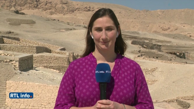Visite de Mathilde et Elisabeth en Egypte: Amélie Schildt est en direct