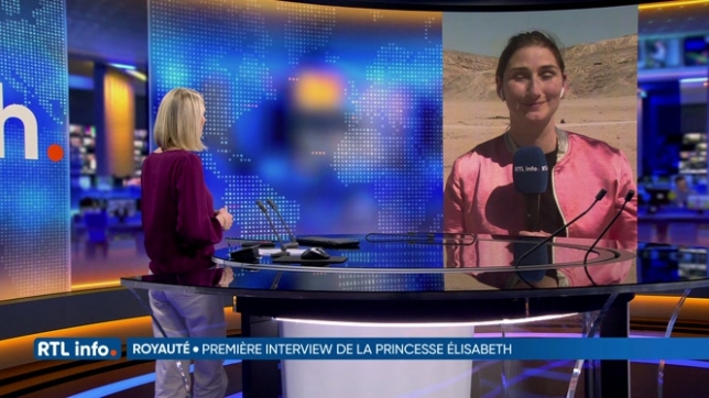 Amélie Schildt a interviewé la princesse Elisabeth lors de sa visite en Egypte