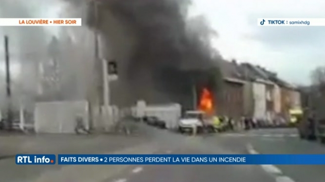 La Louvière: deux personnes perdent la vie dans un incendie accidentel