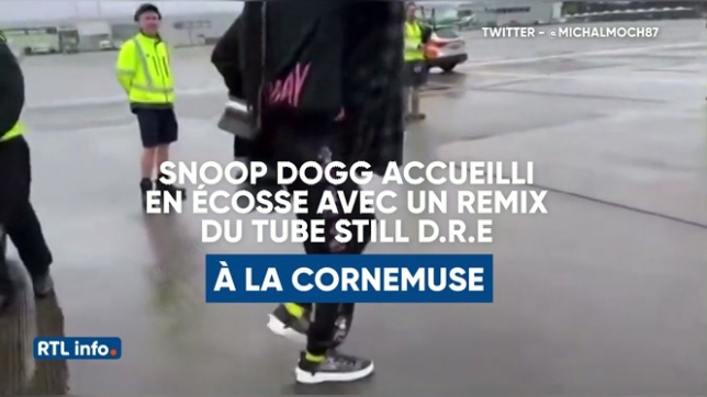 Le rappeur Snoop Dogg se fait recevoir en Écosse avec un remix à la cornemuse d