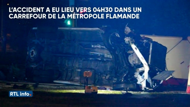 Grave accident de bus à Anvers cette nuit