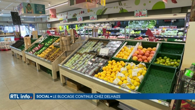 Delhaize: le blocage du dépôt de Zellik impacte les magasins franchisés