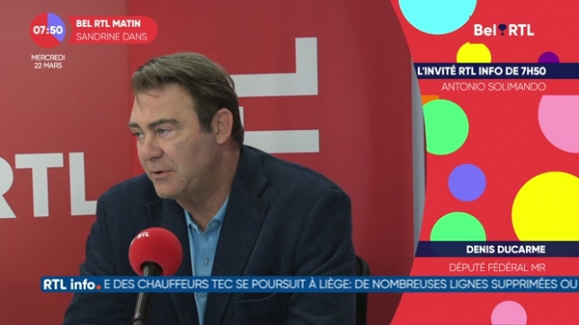 Denis Ducarme, député fédéral MR - L’invité RTL Info de 7h50