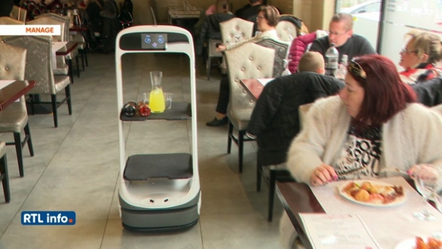 Un restaurant de Manage propose un service super connecté, avec des robots en salle