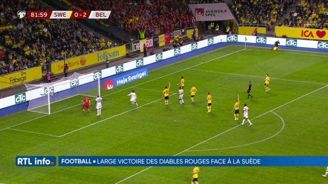Football, Euro 2024: victoire de la Belgique face à la Suède, 0-3