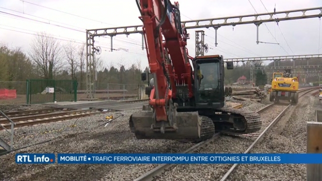 Le trafic ferroviaire entre Ottignies et Bruxelles interrompu pour 10 jours