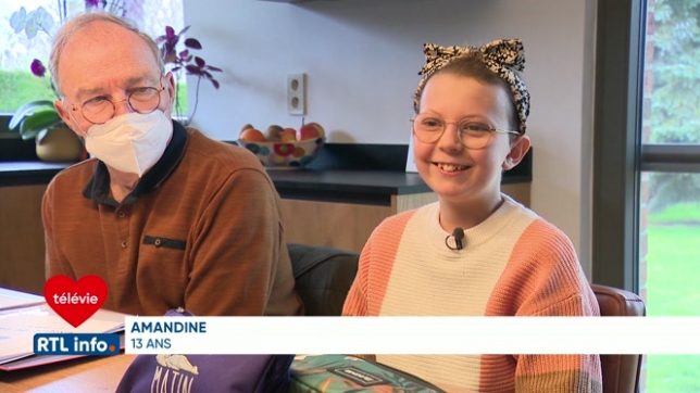 Télévie: rencontre avec Amandine, 13 ans, atteinte d