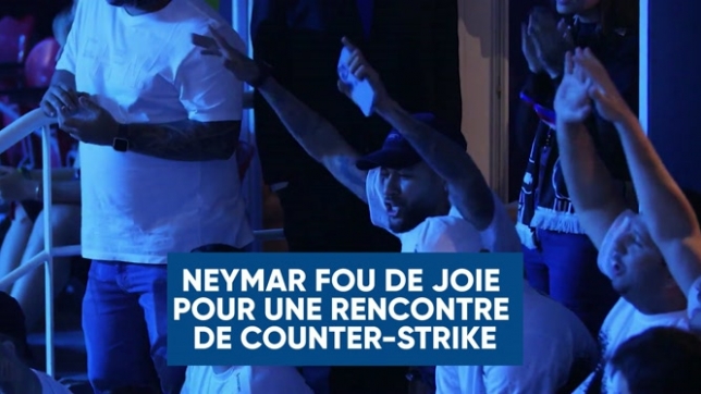 Neymar fou de joie pour une rencontre de Counter-Strike