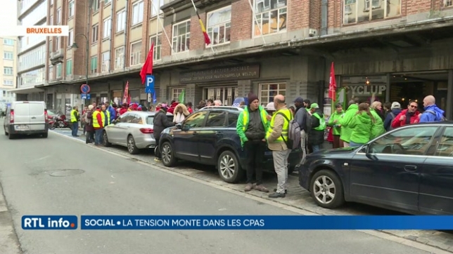 Les 19 CPAS bruxellois ont entamé une grève suivie notamment à Liège