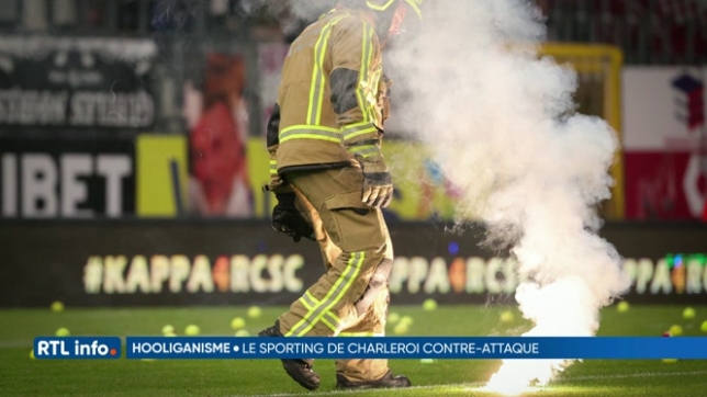 Le Sporting de Charleroi poursuit le supporter qui a fait arrêter le match contre Malines