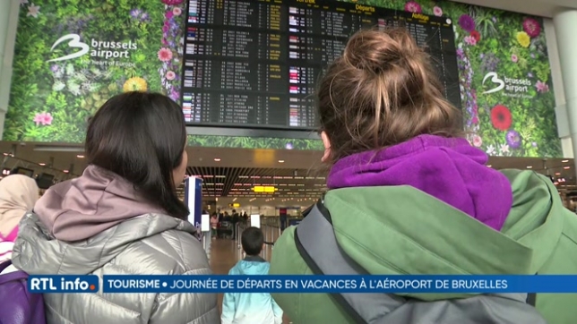 Départs en vacances: journée très chargée à Brussels Airport