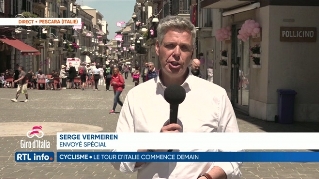 Cyclisme: Serge Vermeiren fait le point à Pescara, à la veille du départ du Giro