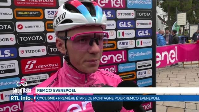 Giro: Remco Evenepoel va-t-il céder son maillot rose lors de la 4e étape ?