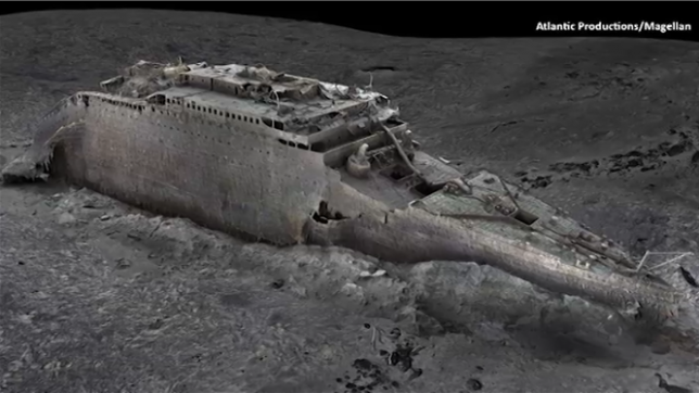 Titanic : Les premiers scans grandeur nature révèlent des images troublantes de l