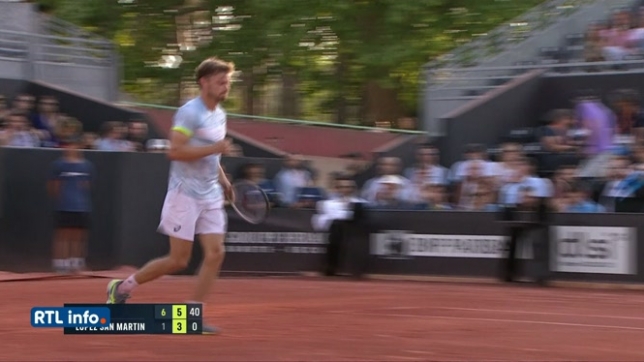 Tennis: David Goffin a remporté son premier match au tournoi ATP de Lyon