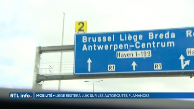 Polémique en Flandre au sujet de panneaux routiers en Français
