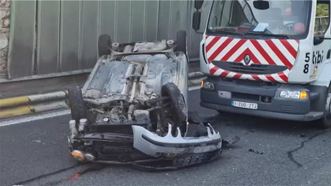 Charleroi: un accident sur l