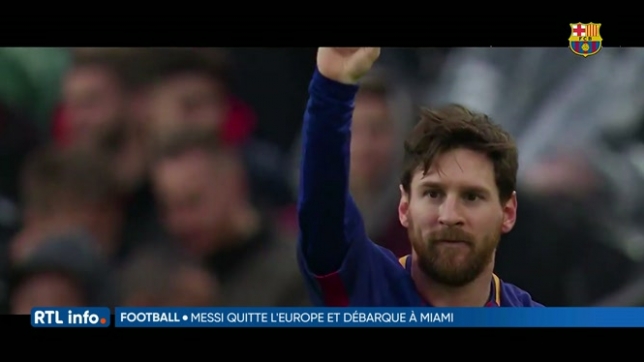 Football: Lionel Messi a signé à l