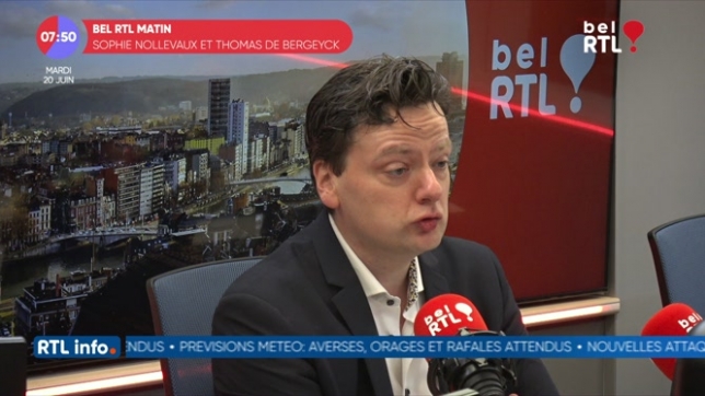 François De Smet, président de DEFI, - L’invité RTL Info de 7h50