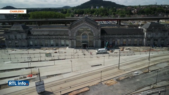 Bientôt la fin du chantier de réaménagement des abords de la gare de Charleroi