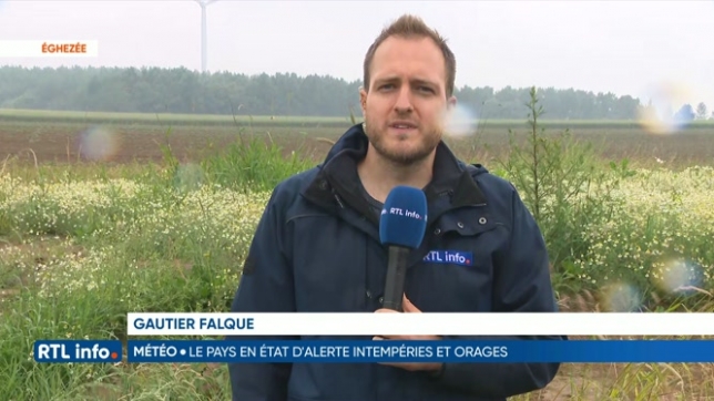 Orages: les habitants de la province de Namur appelés à rester chez eux