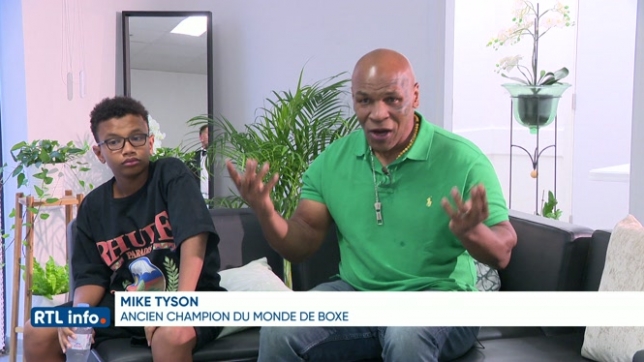 Interview exclusive du boxeur Mike Tyson, de passage en Belgique