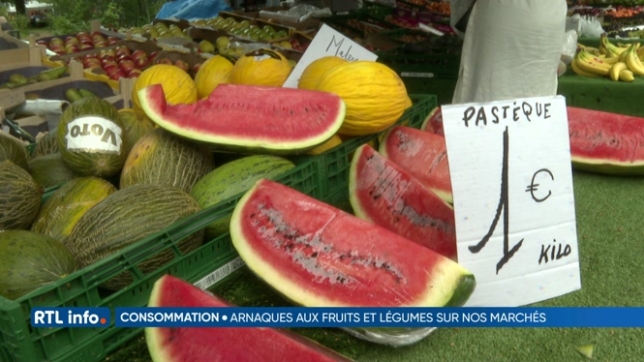 70% des vendeurs de fruits et légumes sur les marchés sont en infraction