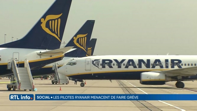 Les pilotes de Ryanair basés en Belgique menacent de faire grève