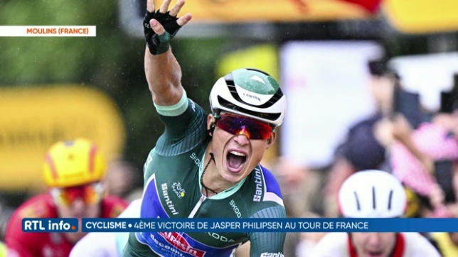 Jasper Philipsen remporte la 11e étape, sa quatrième victoire sur le Tour 2023