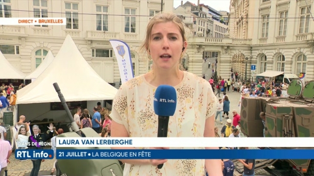 Fête nationale: la fête populaire bat son plein dans le centre de Bruxelles