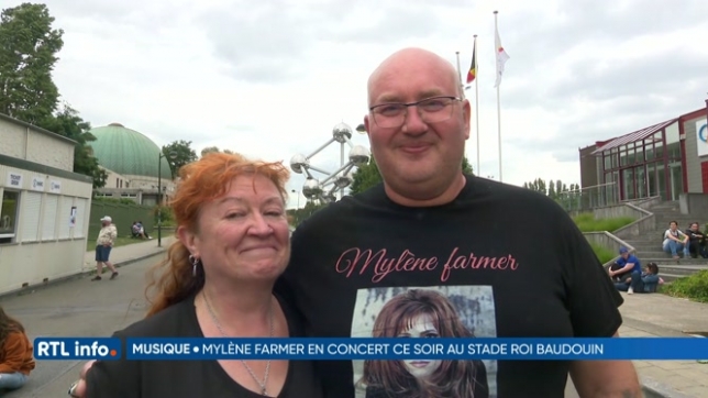 Concert de Mylène Farmer au stade roi Baudouin: 40 000 fans sont attendus