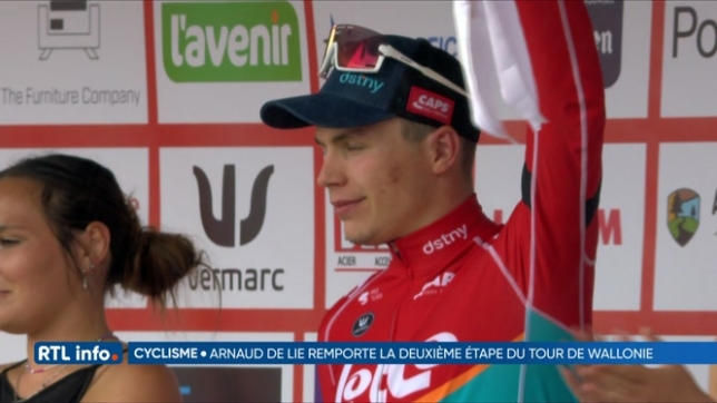 44e Tour de Wallonie: Arnaud De Lie remporte la 2e étape