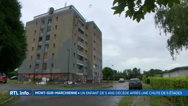 Mont-sur-Marchienne: un enfant de 5 ans tombe du 5e étage d
