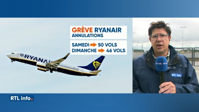 Grève chez Ryanair: près de 100 vols touchés ce week-end