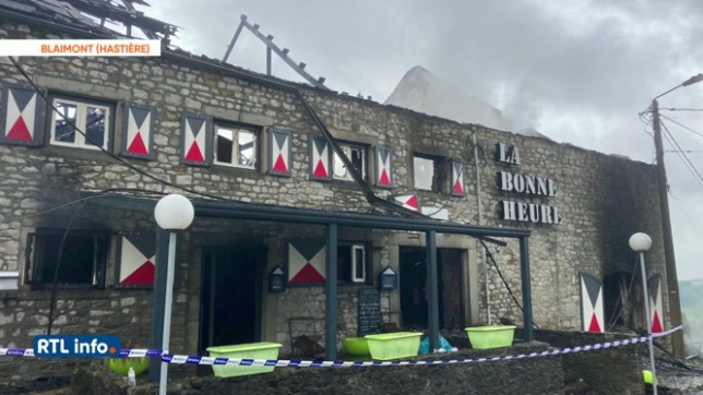 Un restaurant de Blaimont ravagé par un incendie