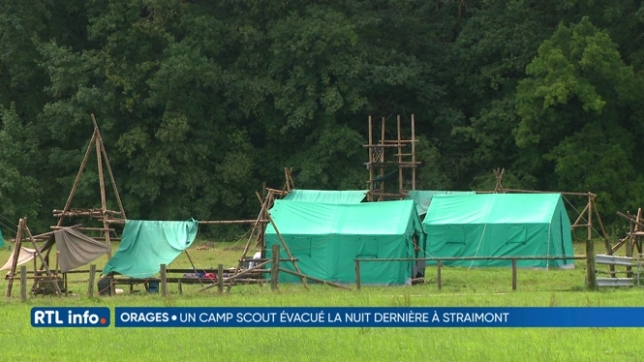 Un camp scout de Straimont évacué la nuit dernière en raison d