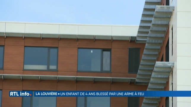 Un enfant de 4 ans grièvement blessé par balle à La Louvière